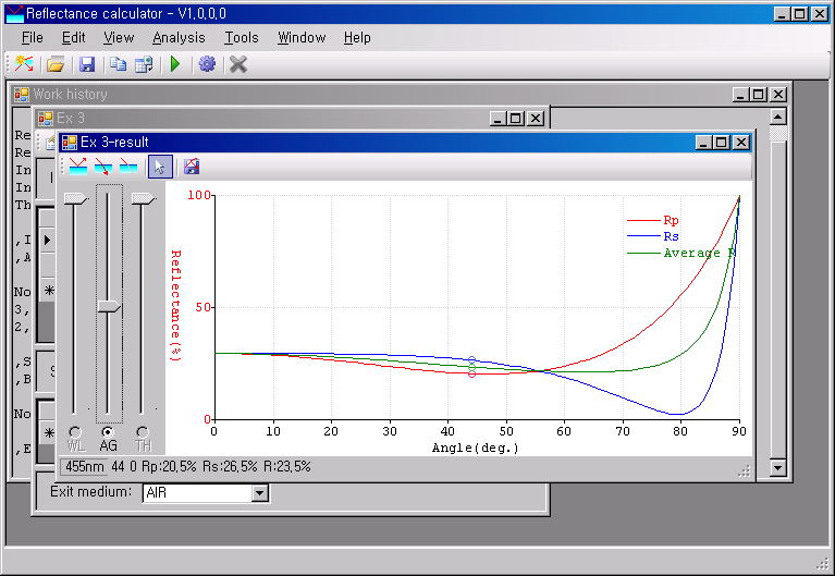 Reflectance calculator 2
